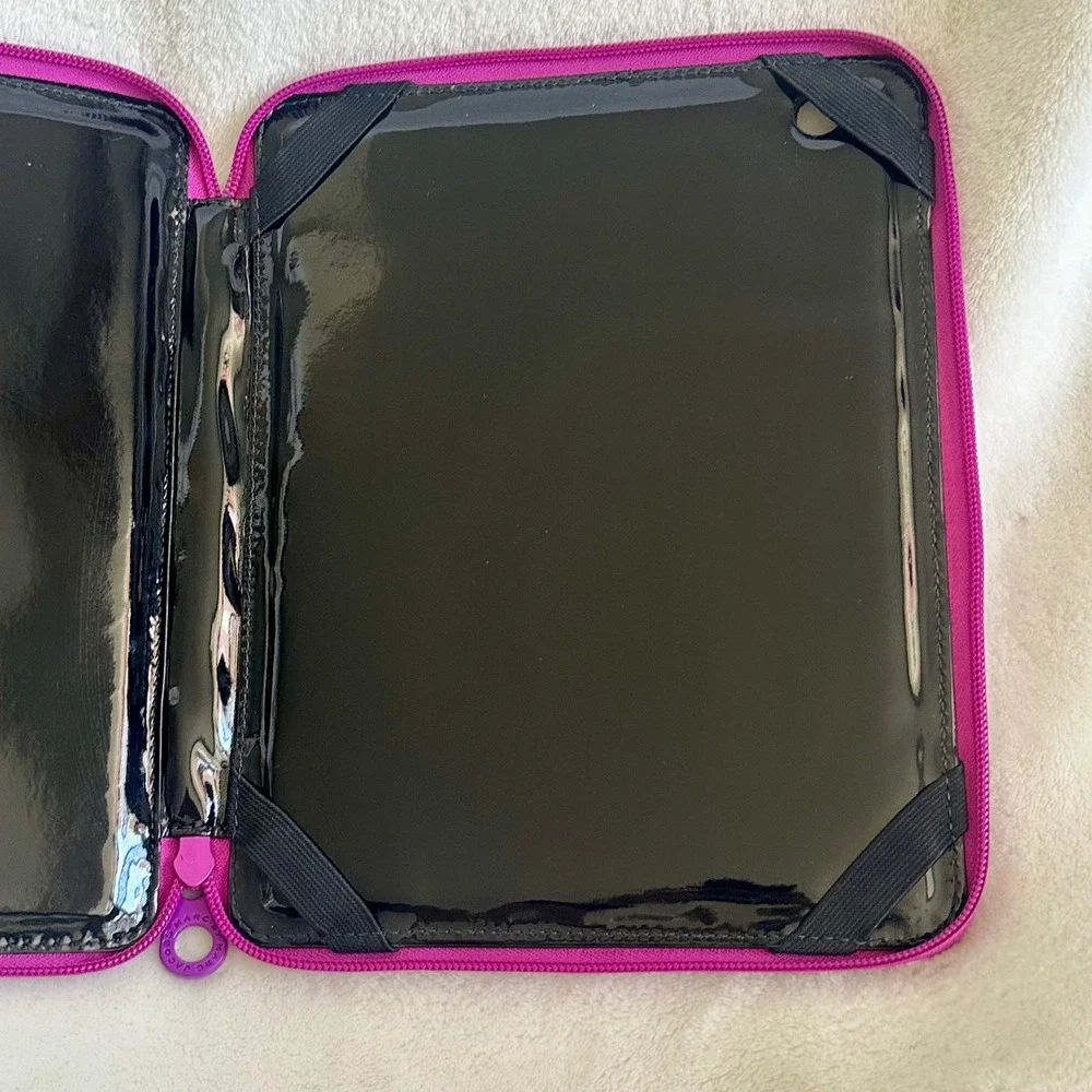 Marc by Marc Jacobs Purple Neoprene Patent Leather Lining iPad Tablet Folio Case